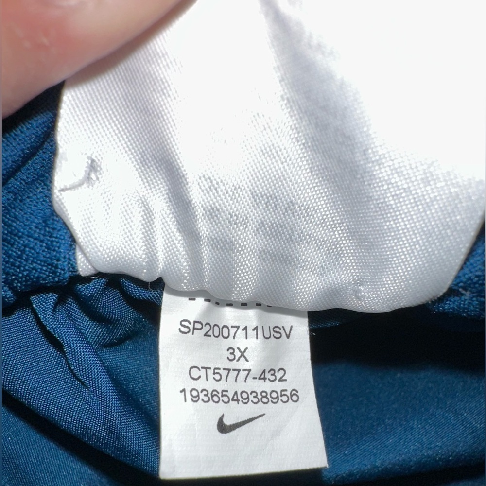 NIKE Dri-Fit Running Shorts - Blue W/Built-In Liner Women’s Size 3x - Picture 6 of 9